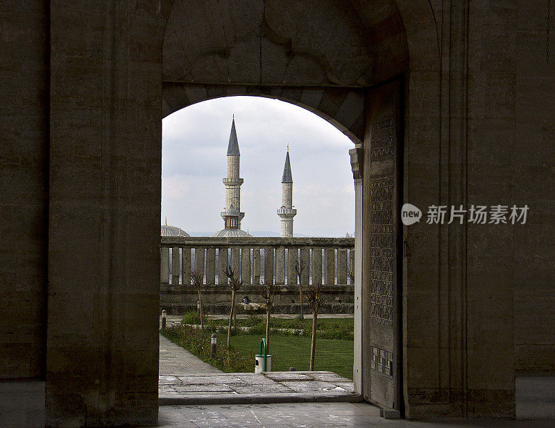 来自Edirne selimiye清真寺的老清真寺